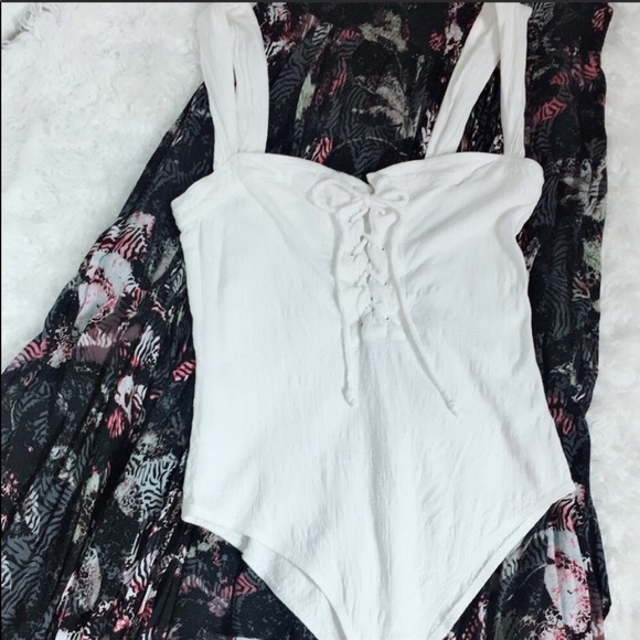 Free People Tops - Free people make me up bodysuit